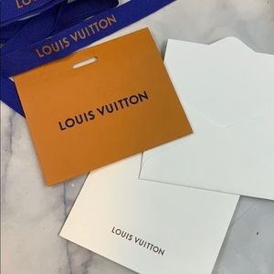 5 pack of LOUIS VUITTON gift tag ribbon sets